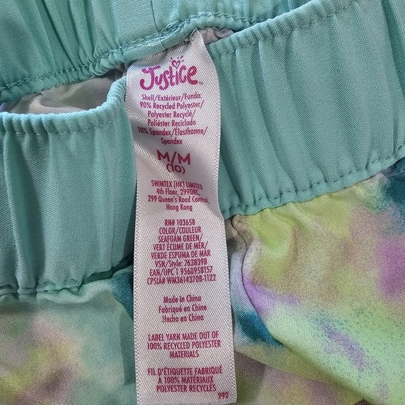 Justice Girls Long Sleeve Rashgaurd Swimsuit Set Size Medium - Picture 13 of 15